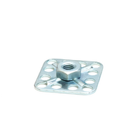 Nutplate, M8 Nut on 32x32mm Sighted 316 Stainless Steel base